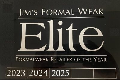 Jims Formal Wear Elite Retailer of the Year 2025 for Suit and Tuxedo Rental Services